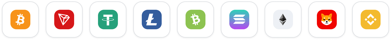 Cryptocurrency Icons